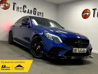 Used Mercedes C300 AMG Line Premium 245 HP (180 kW) 2019 Blue Sedan