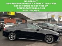 Used Mercedes CLA180 AMG line 136 HP (100 kW) 2021 Black Sedan