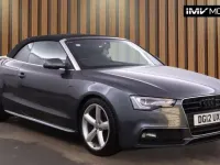 Used Audi A5 Cabriolet S-Line 177 HP (130 kW) 2012 Grey Cabriolet