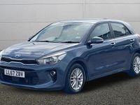 Begagnad Kia Rio 77 HK (56 kW) 2018 Blå Halvkombi
