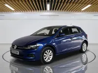 Used VW Polo SE 95 HP (69 kW) 2018 Blue Hatchback