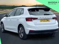 Used Skoda Fabia SE L 94 HP (69 kW) 2022 Moon white metallic Hatchback