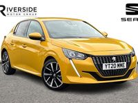Used Peugeot 208 Allure 101 HP (74 kW) 2020 Faro yellow Hatchback