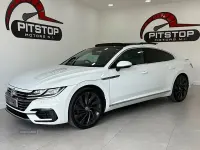 Used VW Arteon R-line 190 HP (139 kW) 2018 White Hatchback