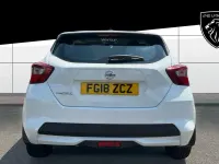 Used Nissan Micra Acenta 90 HP (66 kW) 2018 White Hatchback