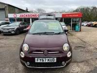 Used Fiat 500 Lounge 69 HP (50 kW) 2017 Red Hatchback