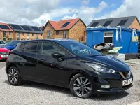 Used Nissan Micra N-Connecta 90 HP (66 kW) 2018 Black Hatchback