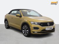 Used VW T-Roc Cabriolet R-line 150 HP (110 kW) 2020 Yellow Cabriolet