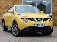 Used Nissan Juke Tekna 110 HP (80 kW) 2017 Yellow SUV
