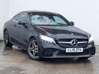 Used Mercedes C200 AMG line 184 HP (135 kW) 2019 Black Coupe