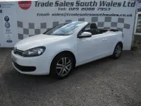 Used VW Golf Cabriolet S 2014 White Cabriolet