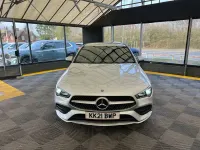 Used Mercedes CLA200 AMG Line Premium 163 HP (119 kW) 2021 Silver Coupe