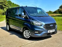 Used Ford Transit Custom Limited 130 HP (95 kW) 2022 Blue Van