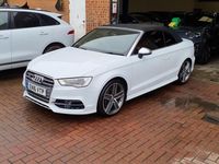 Used Audi S3 Cabriolet Design 300 HP (220 kW) 2016 White Cabriolet