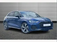 Used Audi A3 Black Edition 150 HP (110 kW) 2025 Blue Hatchback