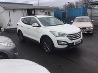 Used Hyundai Santa Fe Premium 2014 White SUV