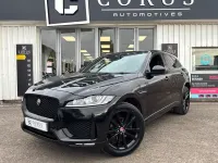 Begagnad Jaguar F-Pace Chequered Flag 2020 Svart SUV