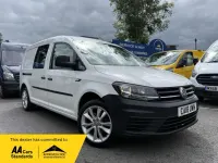 Used VW Caddy 102 HP (75 kW) 2018 White MPV