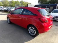 Used Vauxhall Corsa 90 HP (66 kW) 2015 Red Hatchback