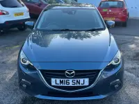 Used Mazda 3 105 HP (77 kW) 2016 Blue Hatchback