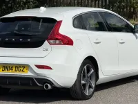 Used Volvo V40 R-Design 2014 White Hatchback