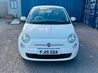 Used Fiat 500 Lounge 69 HP (50 kW) 2015 White Hatchback