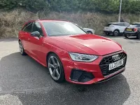 Used Audi A4 Black Edition 134 HP (98 kW) 2020 Red Estate