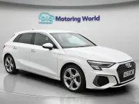 Used Audi A3 Sportback S-Line 150 HP (110 kW) 2023 White Hatchback