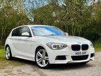Used BMW 118 M Sport 141 HP (103 kW) 2015 White Hatchback