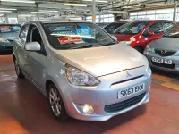 Used Mitsubishi Mirage 79 HP (58 kW) 2013 Silver Hatchback