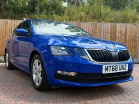 Used Skoda Octavia SE Technology 116 HP (85 kW) 2018 Blue Hatchback