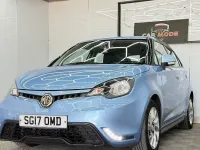 Used MG MG3 106 HP (77 kW) 2017 Blue Hatchback