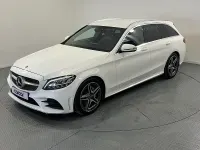 Used Mercedes C220 AMG line 2019 White Estate