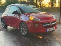Used Vauxhall Adam Jam 69 HP (50 kW) 2016 Red Hatchback