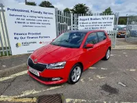 Used Skoda Fabia SE L 95 HP (69 kW) 2019 Red Hatchback
