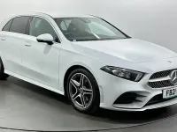 Used Mercedes A200 AMG line 163 HP (119 kW) 2020 White Hatchback