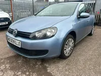 Used VW Golf VI S 105 HP (77 kW) 2010 Blue Hatchback