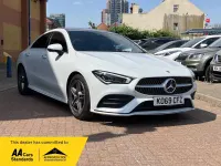 Used Mercedes CLA220 AMG Line Premium Plus 190 HP (139 kW) 2020 White Coupe