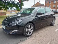 Used Peugeot 308 Allure 130 HP (95 kW) 2016 Black Hatchback