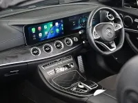 Used Mercedes E220 AMG Line Premium 194 HP (142 kW) 2018 Blue Cabriolet