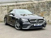 Used Mercedes E300 AMG line 245 HP (180 kW) 2019 Black Coupe