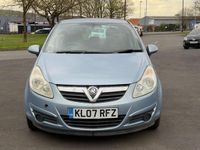 Usado Vauxhall Corsa Club 90 HP (66 kW) 2007 Azul Citadino
