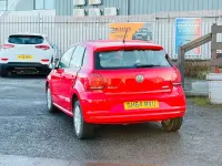 Used VW Polo SE 60 HP (44 kW) 2014 Red Hatchback