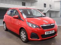 Used Peugeot 108 Active 68 HP (50 kW) 2016 Red Hatchback