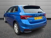 Used Skoda Fabia SE L 113 HP (83 kW) 2024 Race blue metallic Hatchback