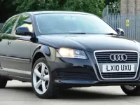 Used Audi A3 102 HP (75 kW) 2010 Black Hatchback