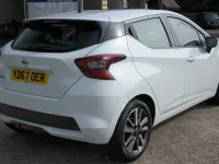 Usado Nissan Micra Acenta 71 HP (52 kW) 2017 Branco Citadino
