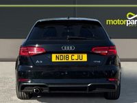 Used Audi A3 Black Edition 115 HP (84 kW) 2018 Brilliant black gloss Hatchback
