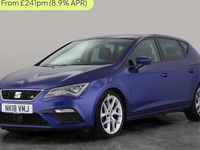 Used Seat Leon FR 184 HP (135 kW) 2018 Blue Hatchback