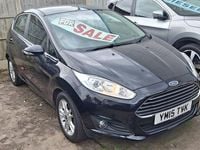 Used Ford Fiesta Zetec 2015 Black Hatchback